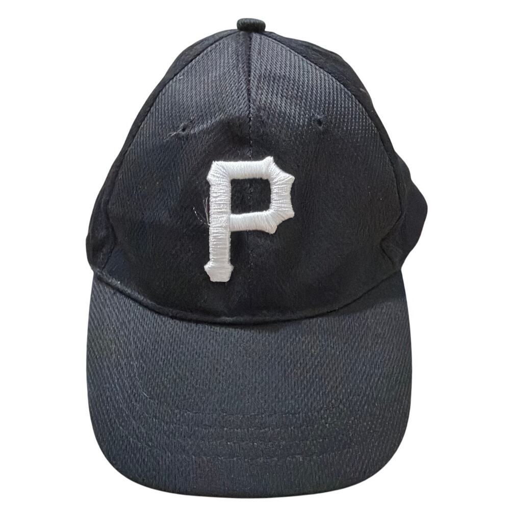 MLB Pittsburgh Pirates Baseball Hat BWM Global Black & White Adjustable